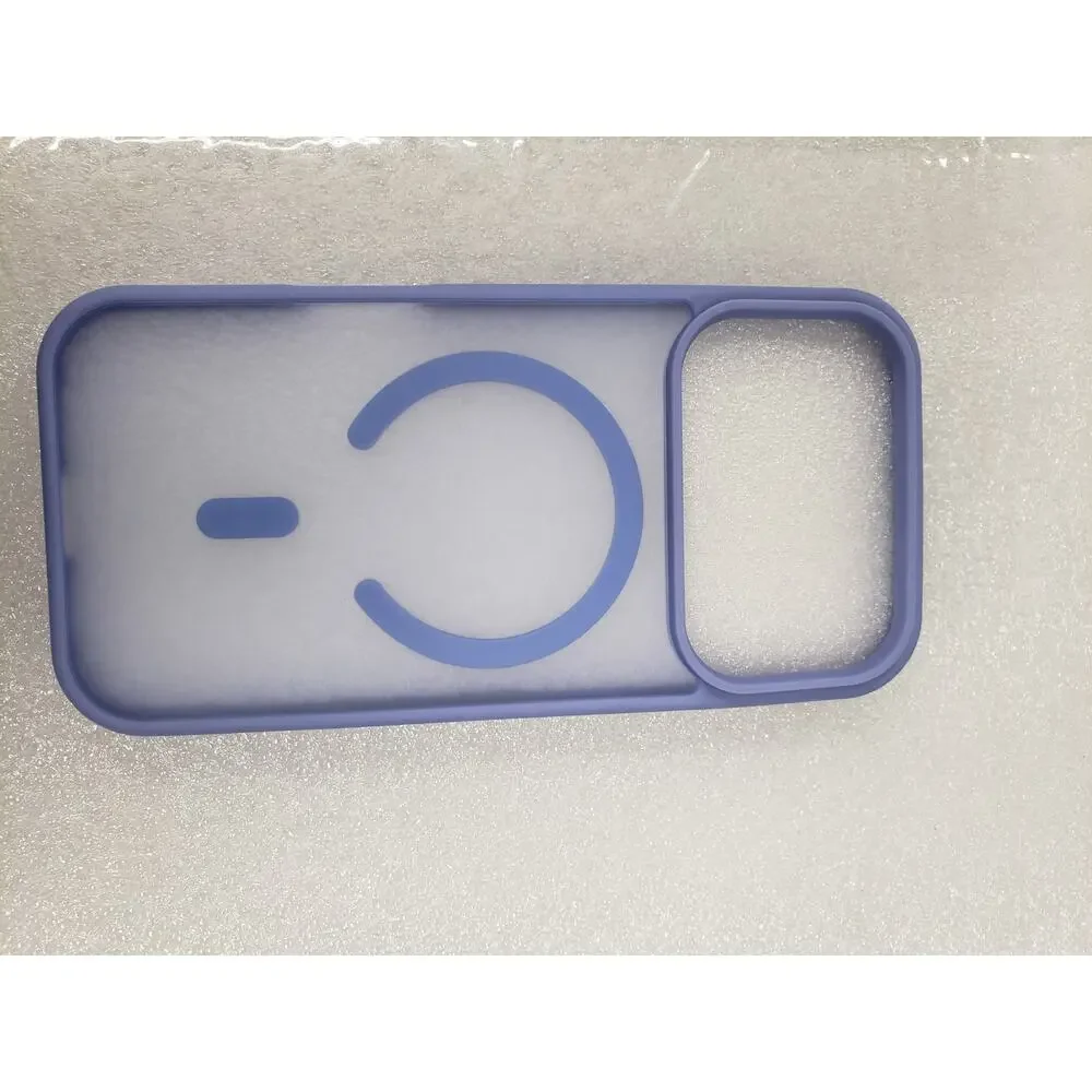 SUPFINE Translucent Matte Magnetic Case for Apple iPhone 17 Pro. Light Blue